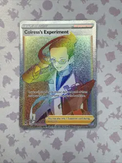 Colress's Experiment - 205/196 - Pokemon Lost Origins Secret Rare Card NM - Image 1