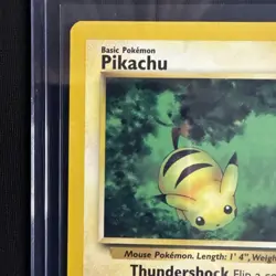 Pikachu # 27 Bumblebee Black Star PROMO WOTC Rare Pokemon Card Near Mint - Image 2