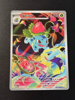 Ivysaur 134/132 Pokemon Full Art Holo Illustration Rare Mega Evolution - Image 1