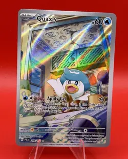 Pokemon TCG Quaxly Scarlet & Violet Paldea Evolved Card 206/193 Mint Condition - Image 1