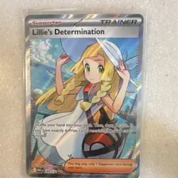 Pokemon TCG Lillie's Determination 169/132 Ultra Rare Full Art Holo English - Image 1