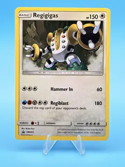 Regigigas SM243 Cosmos Holo Pokemon Black Star Promo S&M - Image 1