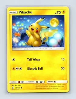 Pikachu 56/236 Common Unified Minds Pokemon Lightly Played - Image 1