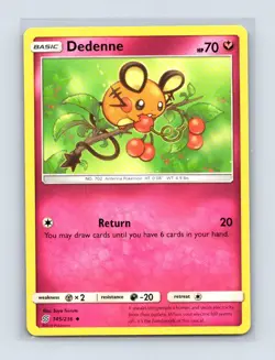 Dedenne 145/236 Uncommon Unified Minds Pokemon Lightly Played - Image 1
