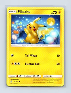 Pikachu 56/236 Common Unified Minds Pokemon Lightly Played - Image 1