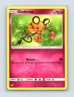 Dedenne 145/236 Uncommon Unified Minds Pokemon Lightly Played - Image 1