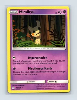 Mimikyu 96/236 Uncommon Cosmic Eclipse Pokemon Lightly Played - Image 1