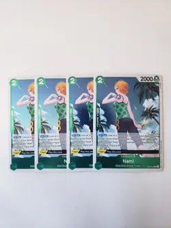 One Piece TCG Card Nami OP03-030 R-X4 English Pillars of Strength NM - Image 1