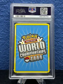 2008 POKEMON PROMO MEW-GOLD STAR WRLD-CHAMP-EMPOTECH NM-MT 8 PSA #101 - Image 2