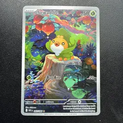 Sewaddle 2025 Pokemon White Flare #087/086 Illustration Rare - Image 1