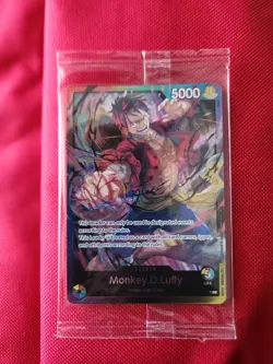 Monkey. D. Luffy P-L Multicolor Foil Leader PROMO Packs Battle Card SEALED - Image 1