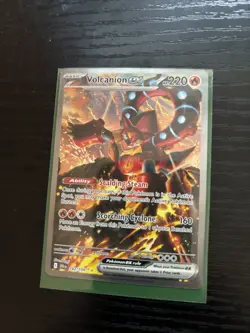 Pokemon VOLCANION EX 182/159 SIR Journey Together SPECIAL ILLUSTRATION RARE NM - Image 1