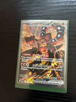 Pokemon VOLCANION EX 182/159 SIR Journey Together SPECIAL ILLUSTRATION RARE NM - Image 3
