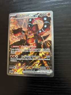 Pokemon VOLCANION EX 182/159 SIR Journey Together SPECIAL ILLUSTRATION RARE NM - Image 5