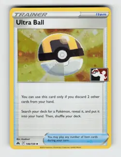Ultra Ball 146/159 Holo Uncommon Prize Pack Series Cards Pokemon 2022 LP - Image 1