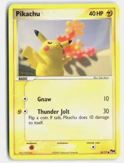 Pikachu 16/17 Common POP Series 2 Pokemon Near Mint - Image 1
