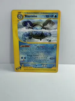 Blastoise 37/165 Expedition Pokemon Card Rare Non Holo - Image 1