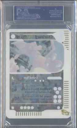 Skyridge Charizard Jumbo Topper PSA 10 Holo Crystal GEM MINT 2003 Pokemon #9/12 - Image 2