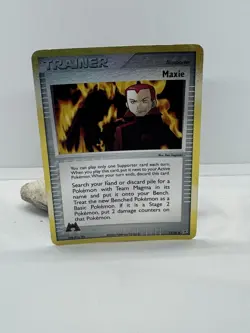 Maxie 73/95 - Team Magma vs Team Aqua Reverse Holo Pokemon Card Vintage LP - Image 1