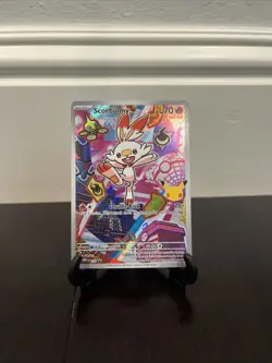 Pokemon TCG Scorbunny 053 Mega Evolution Promo Holo English Basic 70 HP - Image 1
