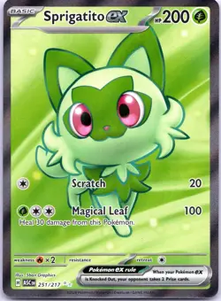 Sprigatito ex 251/217 Ultra Rare Ascended Heroes Holo NM - Image 1