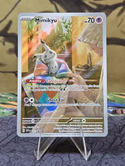 Pokemon TCG Mimikyu Scarlet & Violet SVP 075 Holo Promo Card NM- - Image 1