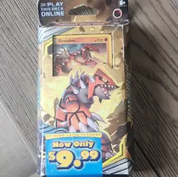Pokemon lot of TCG Sun&Moon Cosmic Eclipse Themed Deck Towering Heights Groudon - Image 1