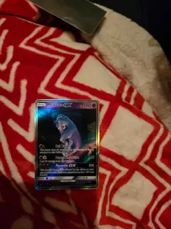 Pokemon Mewtwo GX Full Burst Card - Image 1