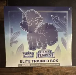 Pokemon TCG Silver Tempest Elite Trainer Box ETB English 2022 (Small Tear) - Image 1