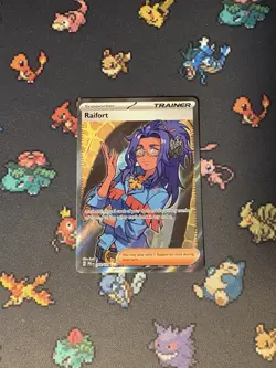 Pokemon Cards Raifort 142/131 Full Art Secret Rare Prismatic Evolutions - (NM) - Image 1