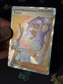 Pokemon Cards Raifort 142/131 Full Art Secret Rare Prismatic Evolutions - (NM) - Image 3