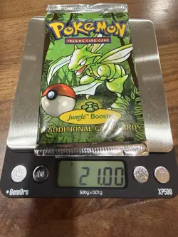 Pokemon Jungle Booster Pack Scyther Artwork ~21.0g WOTC Sealed Vintage - Image 1