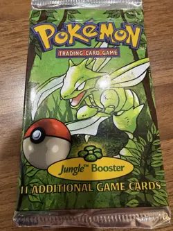 Pokemon Jungle Booster Pack Scyther Artwork ~21.0g WOTC Sealed Vintage - Image 5