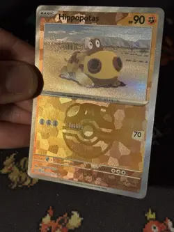 Pokemon Cards Hippopotas 052/131 Master Ball Reverse Prismatic Evolutions- (NM) - Image 2