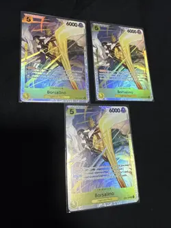 3 x Borsalino SR EB04-058 Adventure on Kami's Island One Piece TCG NM - Image 1