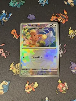 Pokemon Cards Buneary 083/131 Master Ball Reverse Prismatic Evolutions - (NM) - Image 1