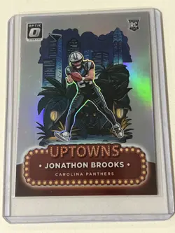 2024 Panini Donruss Optic Uptowns Jonathan Brooks #13 Rookie 🔥 SP Insert RC - Image 1
