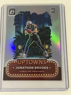 2024 Panini Donruss Optic Uptowns Jonathan Brooks #13 Rookie 🔥 SP Insert RC - Image 2