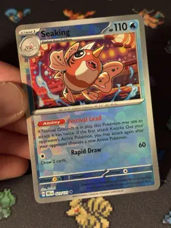 Pokemon Cards Seaking 021/131 Master Ball Reverse Prismatic Evolutions - (NM) - Image 2