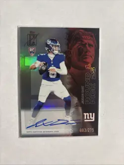 Topps 2025 Signature Class Jaxson Dart RC AUTO /275 New York Giants #106 - Image 1