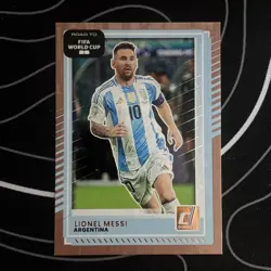 2025-26 Donruss Road to World Cup Lionel Messi Bronze Argentina - Image 1