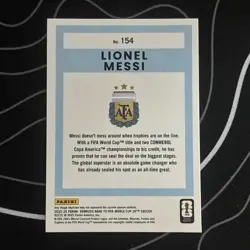 2025-26 Donruss Road to World Cup Lionel Messi Bronze Argentina - Image 2