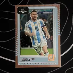 2025-26 Donruss Road to World Cup Lionel Messi Bronze Argentina - Image 3