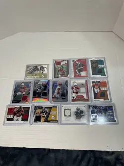 Huge Mega Lot Of Football Jersey/patch Cards NFL - Image 1