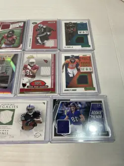 Huge Mega Lot Of Football Jersey/patch Cards NFL - Image 2