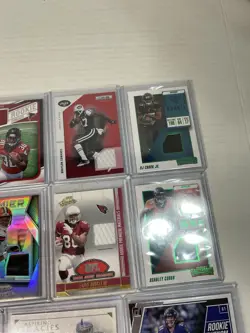 Huge Mega Lot Of Football Jersey/patch Cards NFL - Image 3