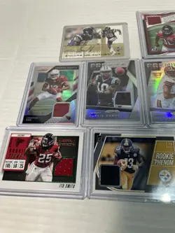 Huge Mega Lot Of Football Jersey/patch Cards NFL - Image 5