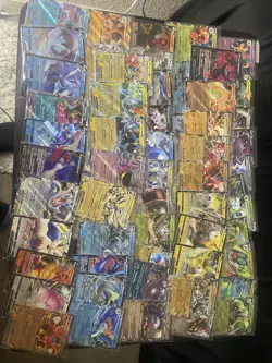 Pokemon Card Lot 100 Official TCG Cards + DOUBLE RARE EX! - Image 1