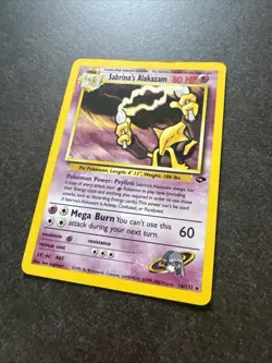 Sabrina's Alakazam 16/132 Gym Challenge Holo - Image 1