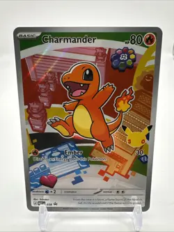 Charmander 038 First Partner Illustration Black Star Promo Pokemon - NM - Image 1